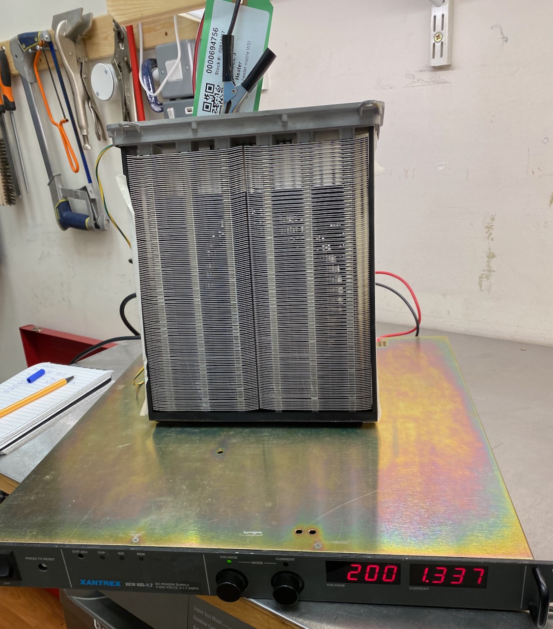 Tesla Model 3 Heater Testing CONNERLABS